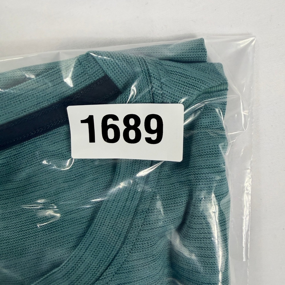 Gymshark Mens‎ Seamless T Shirt Short Sleeve Athletic Gym Workout Green Size S - Picture 9 of 9